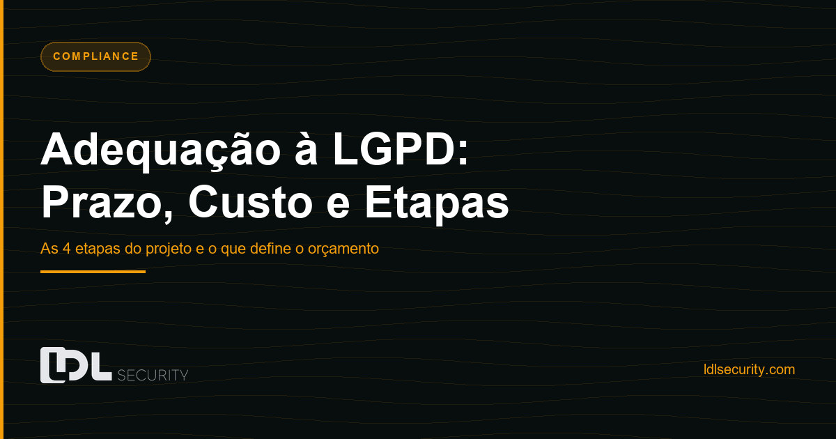 Adequação à LGPD para Empresas: Prazo, Custo e Passo a Passo