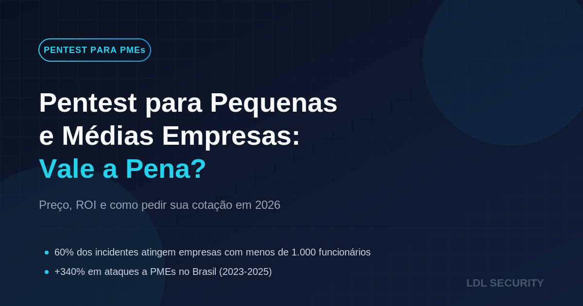 Pentest para Pequenas e Médias Empresas: Vale a Pena o Investimento?